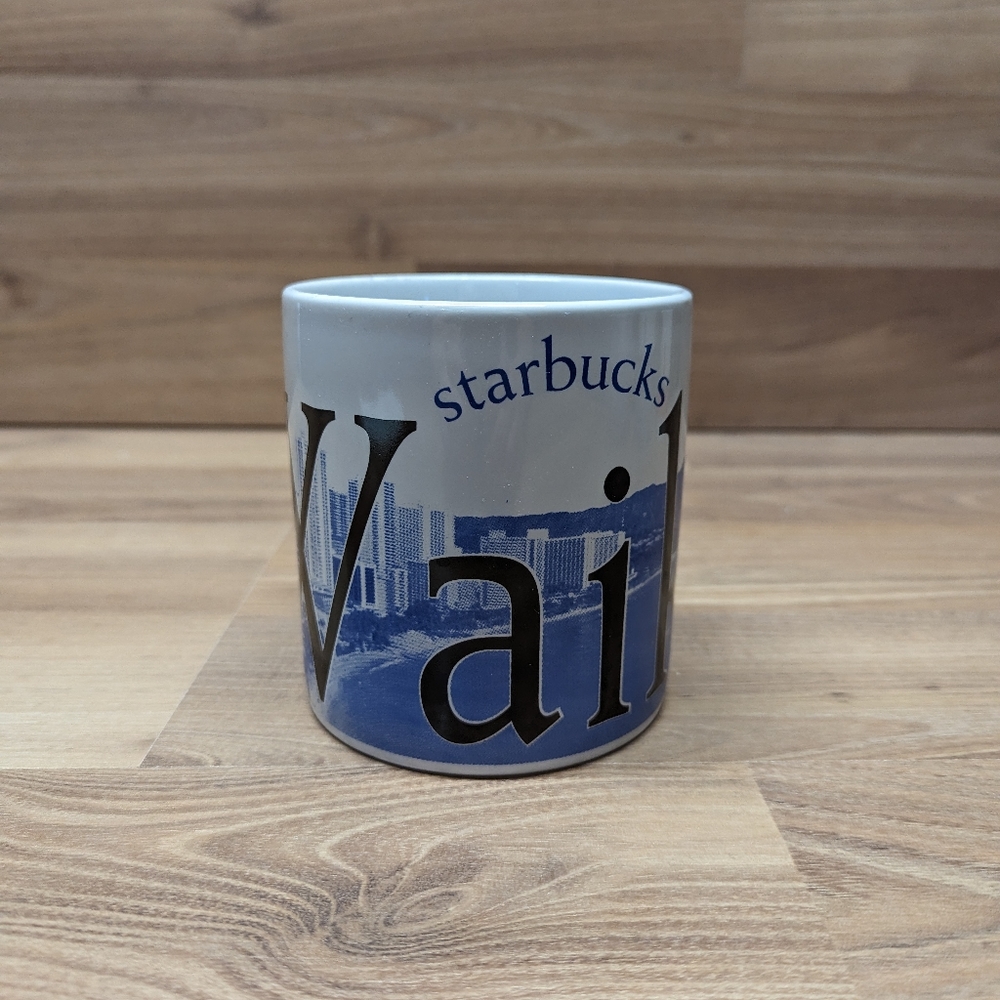 2002 Starbucks Waikiki City Mug Collector Series Coffee Mug